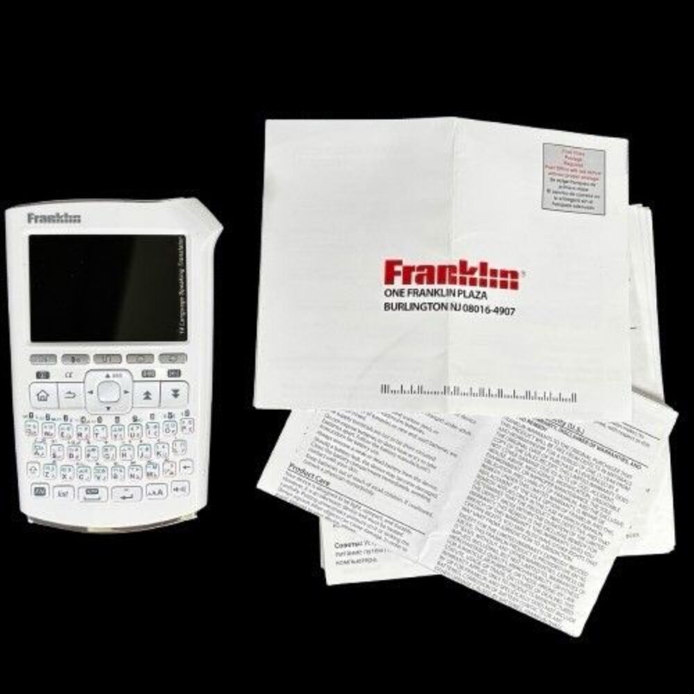 Franklin Linguist 14-Language Speaking Global Translator EST-5114 White - WORKS
